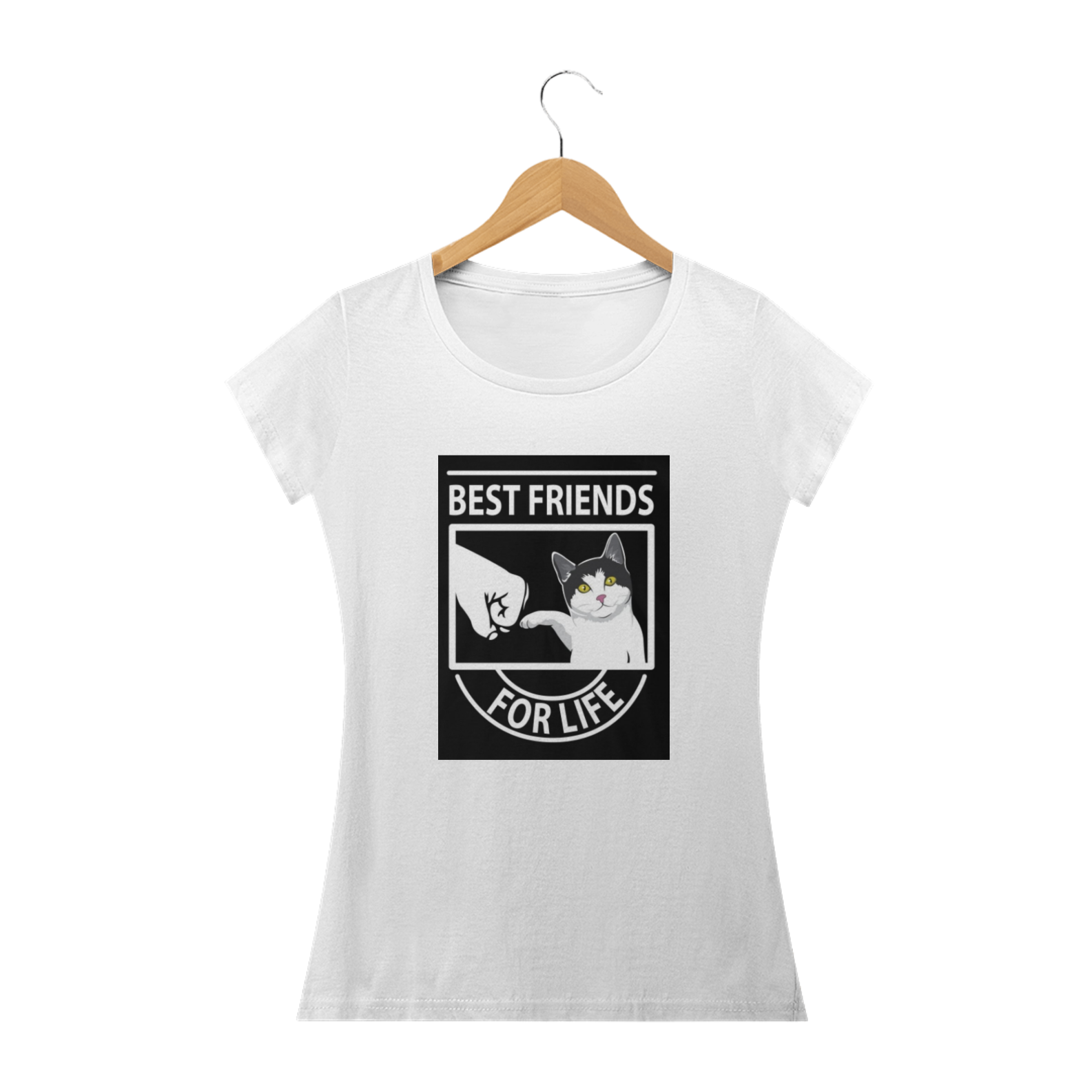 Nome do produto: Camiseta Feminina Cats - Best Friends