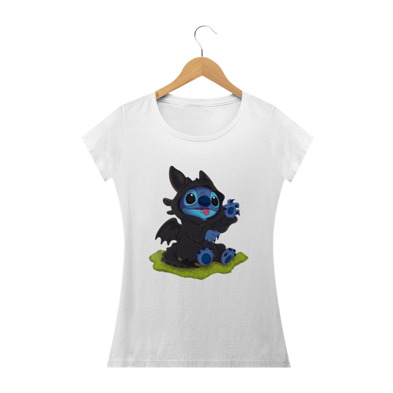 Nome do produto: Camiseta Feminina Sticth - Banguela