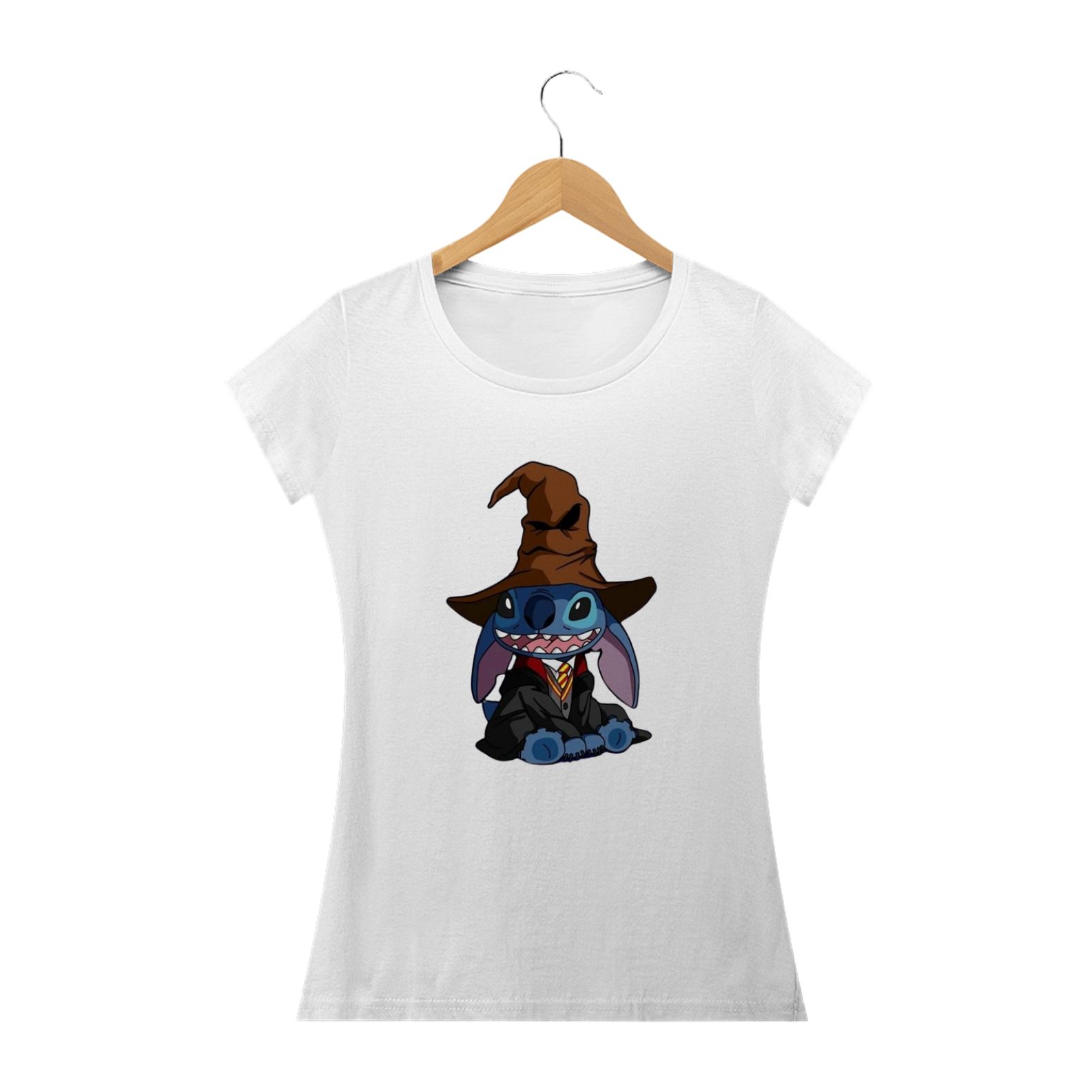 Nome do produto: Camiseta Feminina Stitch - Harry Potter