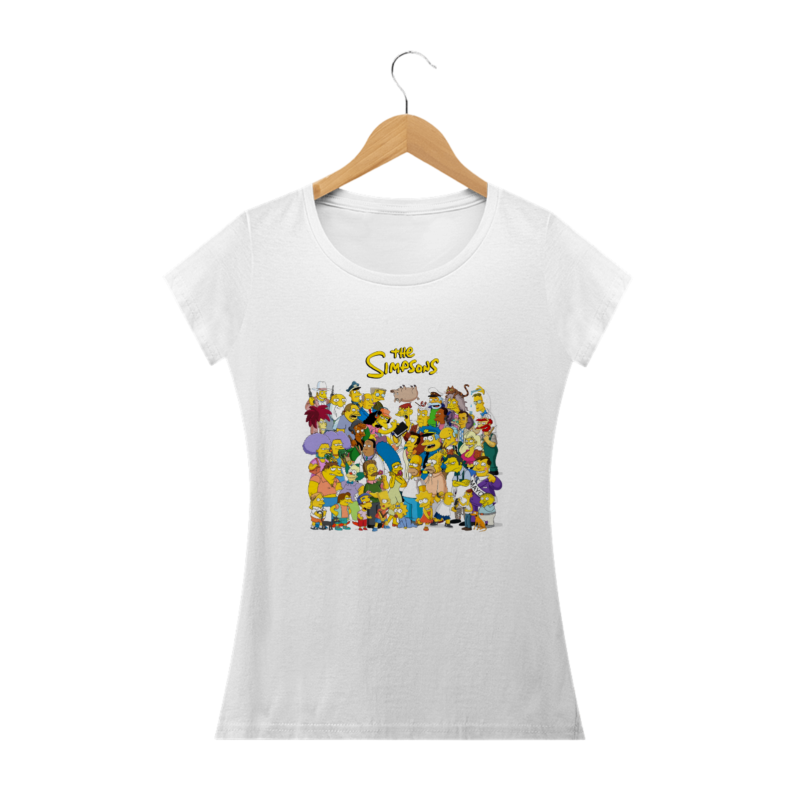 Nome do produto: Camiseta Feminina Os Simpsons - Personagens