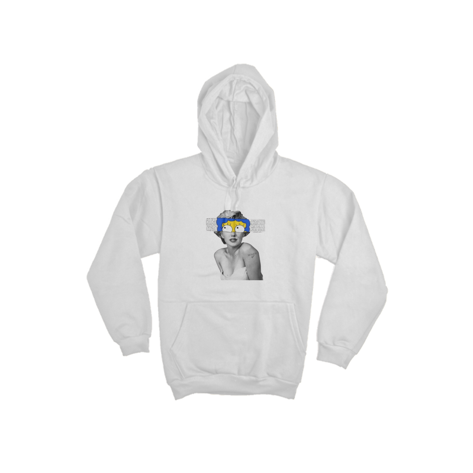 Nome do produto: Moletom Canguru Os Simpsons - Marge Monroe