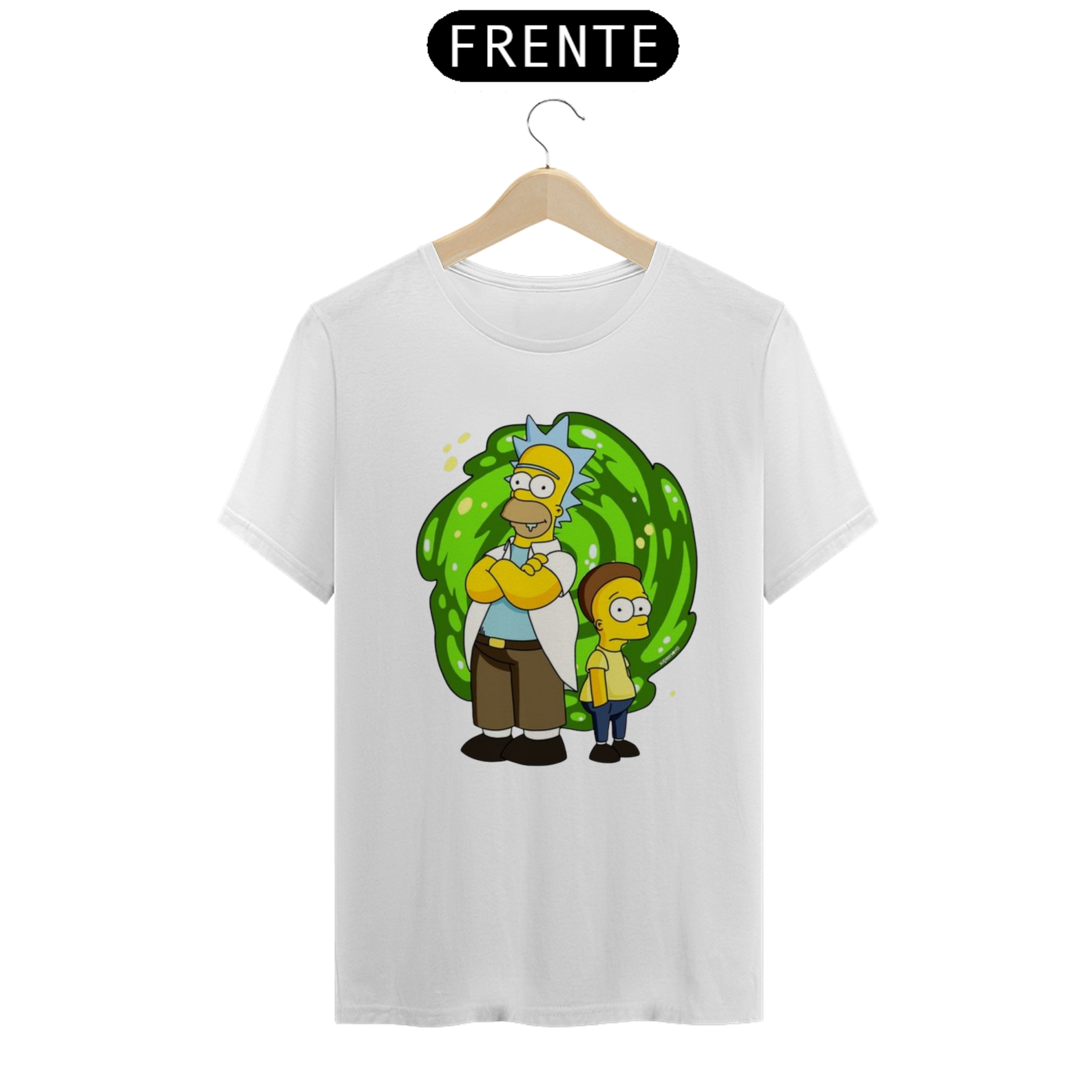 Nome do produto: Camiseta Classica Os Simpsons - Homer and Bart