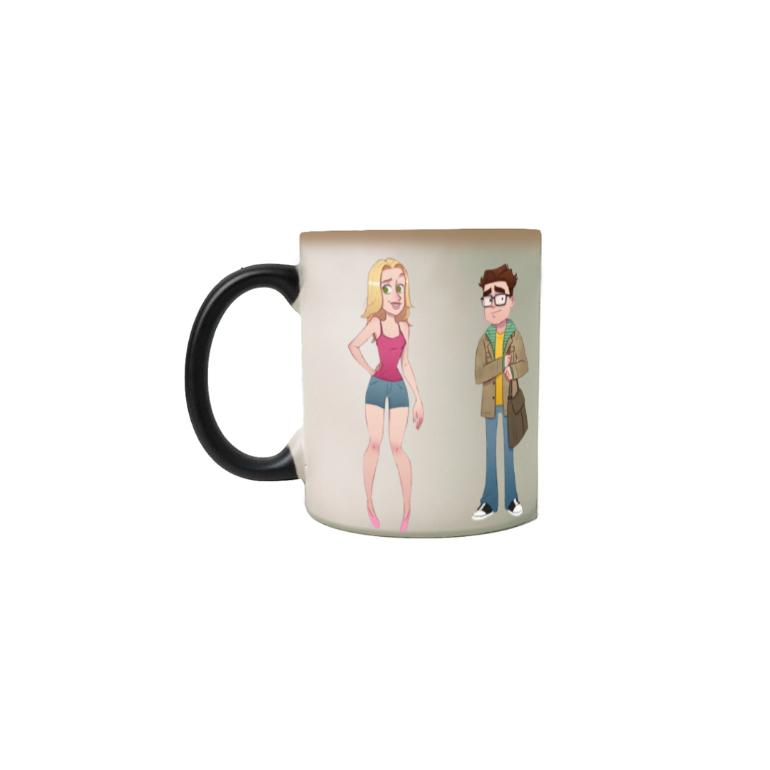Nome do produto: Caneca Mágica - The Big Bang Theory (Elenco)