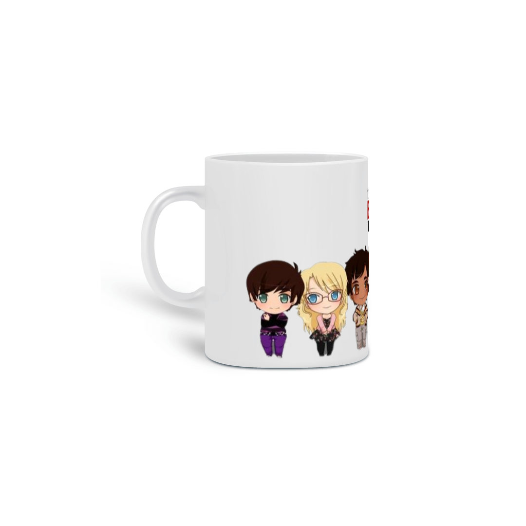 Nome do produto: Caneca The Big Bang Theory - Elenco anime