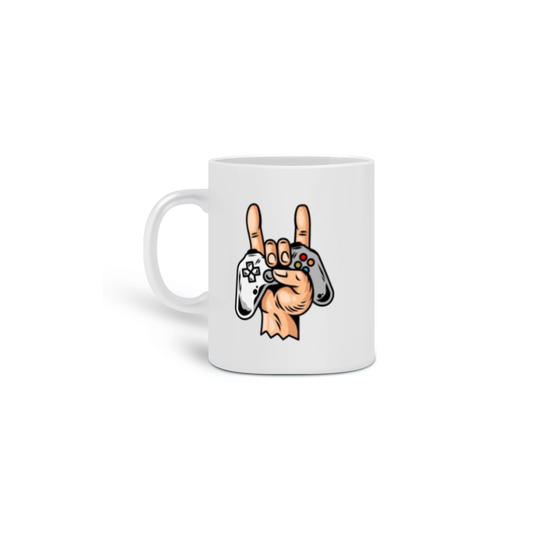 Nome do produto: Caneca Gamer Rock