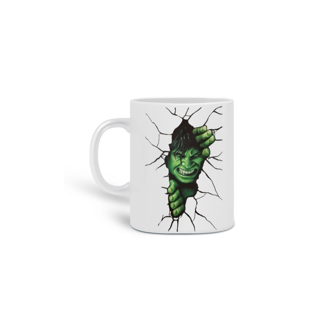 Nome do produto: Caneca Marvel - Hulk/Homem de Ferro
