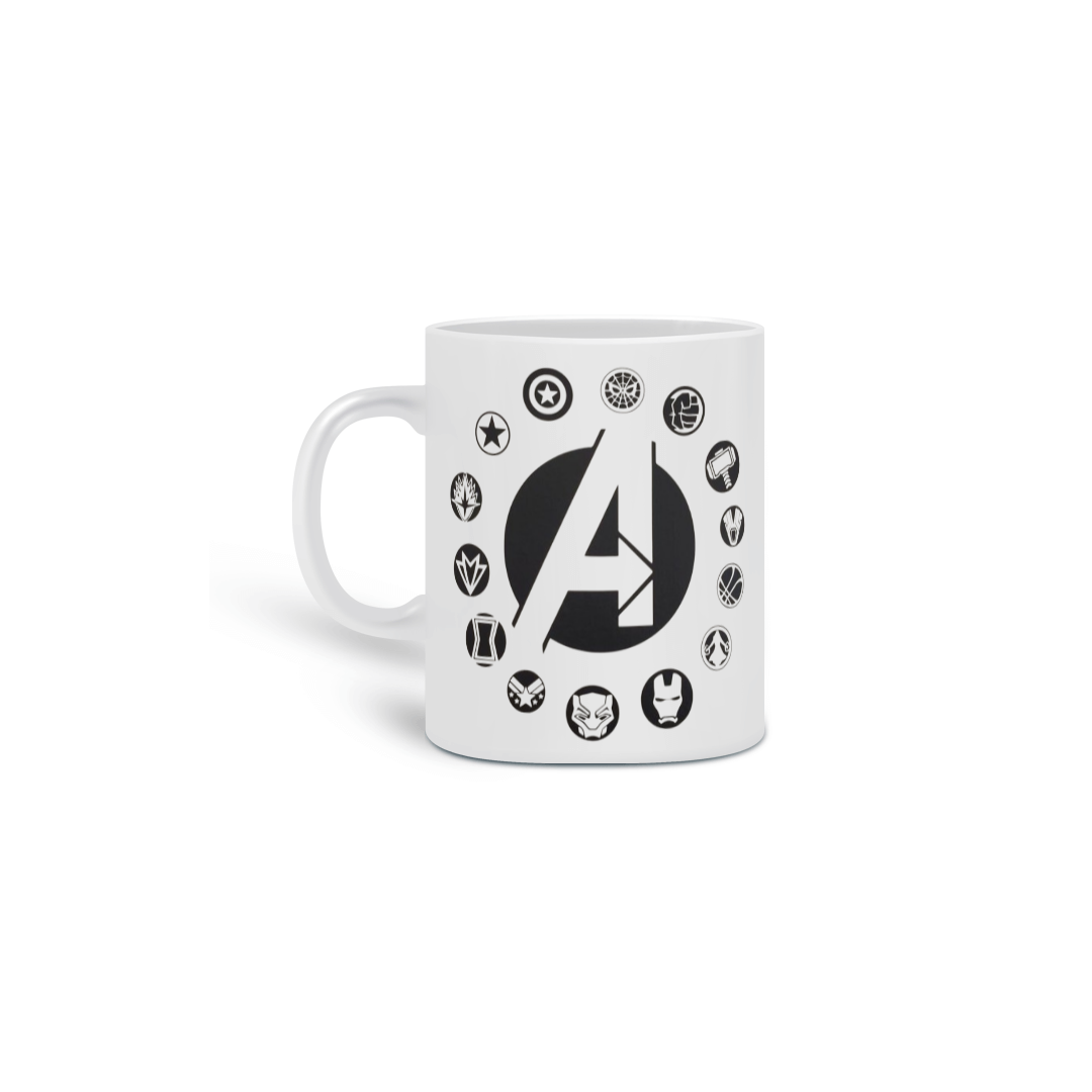 Nome do produto: Caneca Marvel - Vingadores