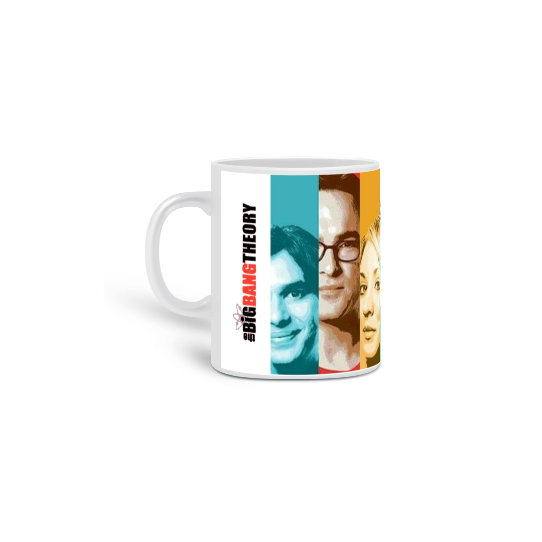 Nome do produto: Caneca The Big Bang Theory - Elenco