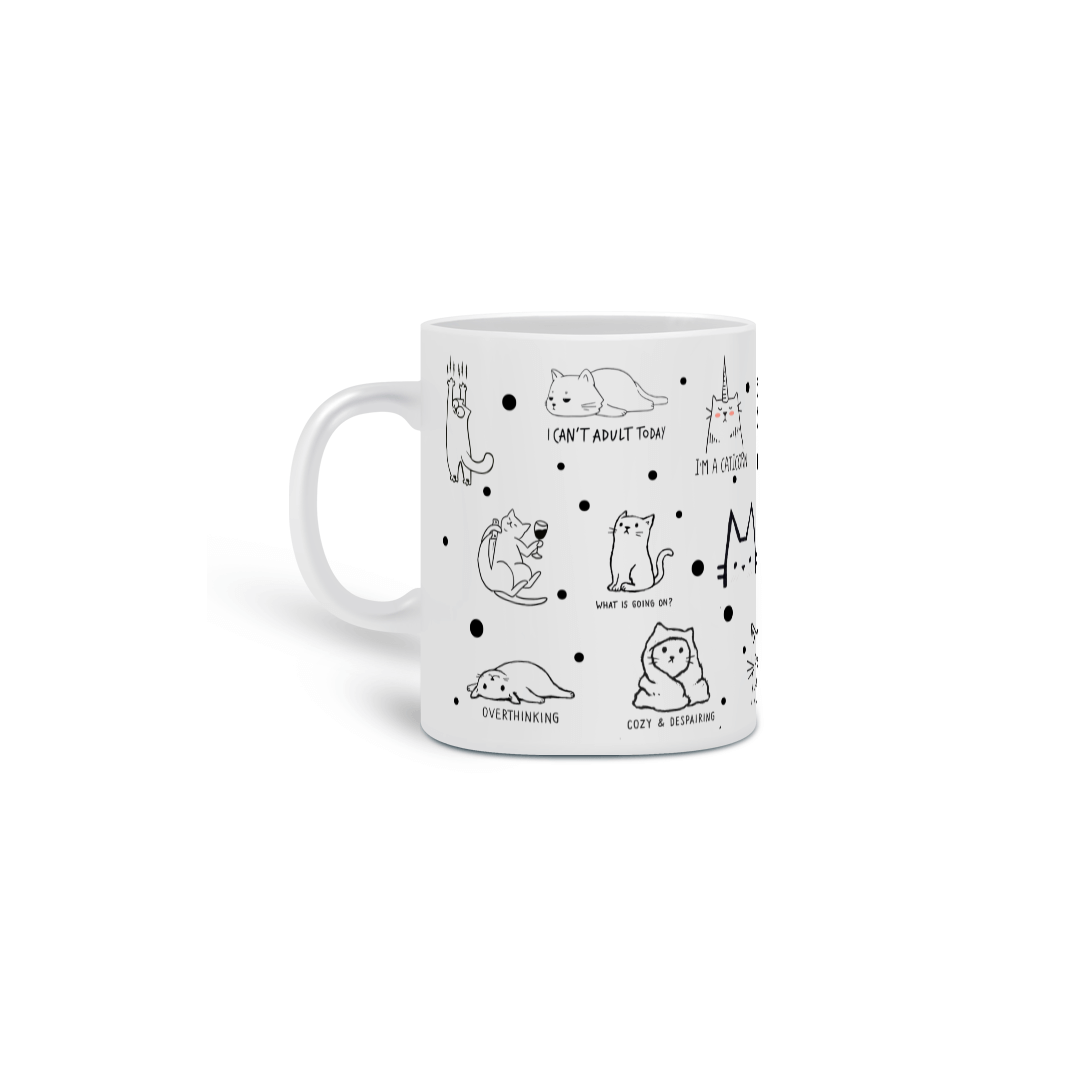 Nome do produto: Caneca Cats - Meow