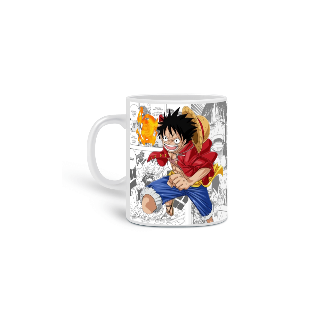 Nome do produto: Caneca One Piece - Luffy Quadrinhos