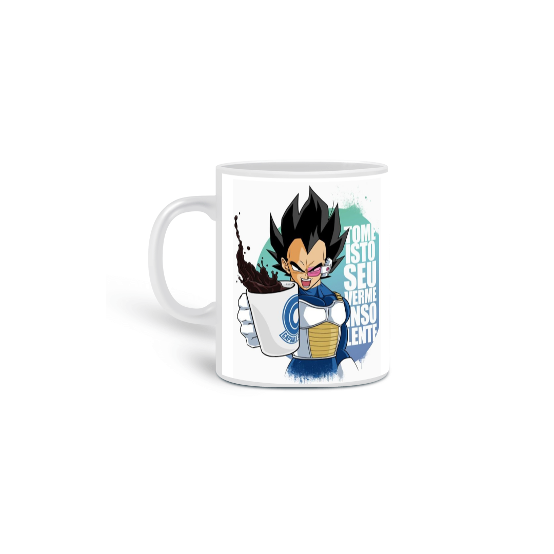 Nome do produto: Caneca Dragon Ball - Vegeta
