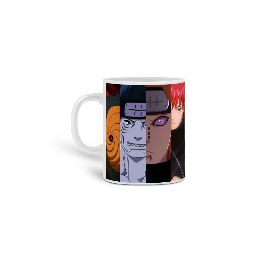 Nome do produto: Caneca Naruto - Akatsuki