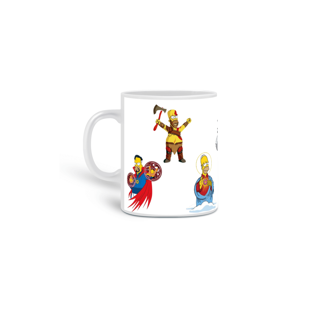 Nome do produto: Caneca Os Simpsons - Herois
