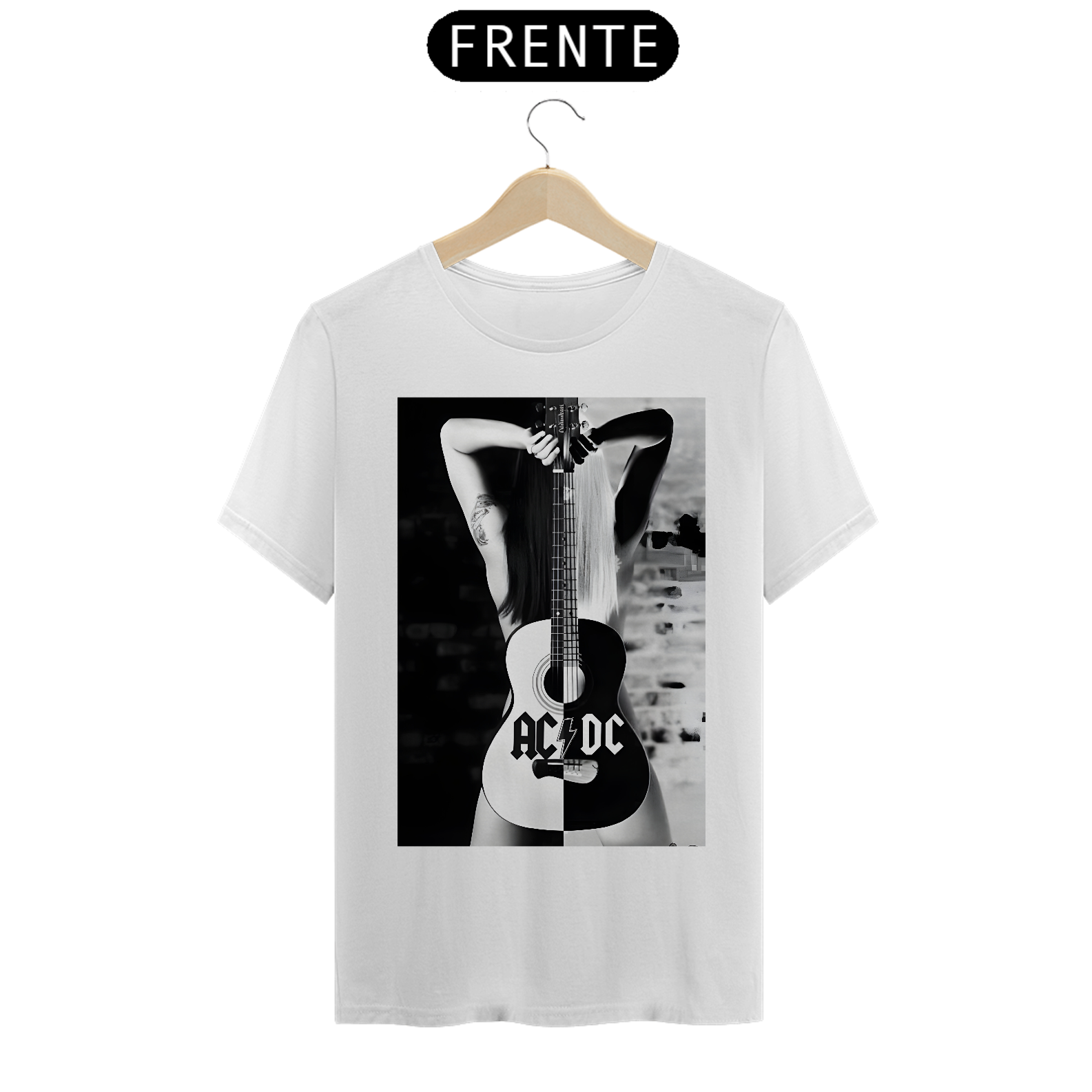 Nome do produto: Camiseta AC/DC Violão