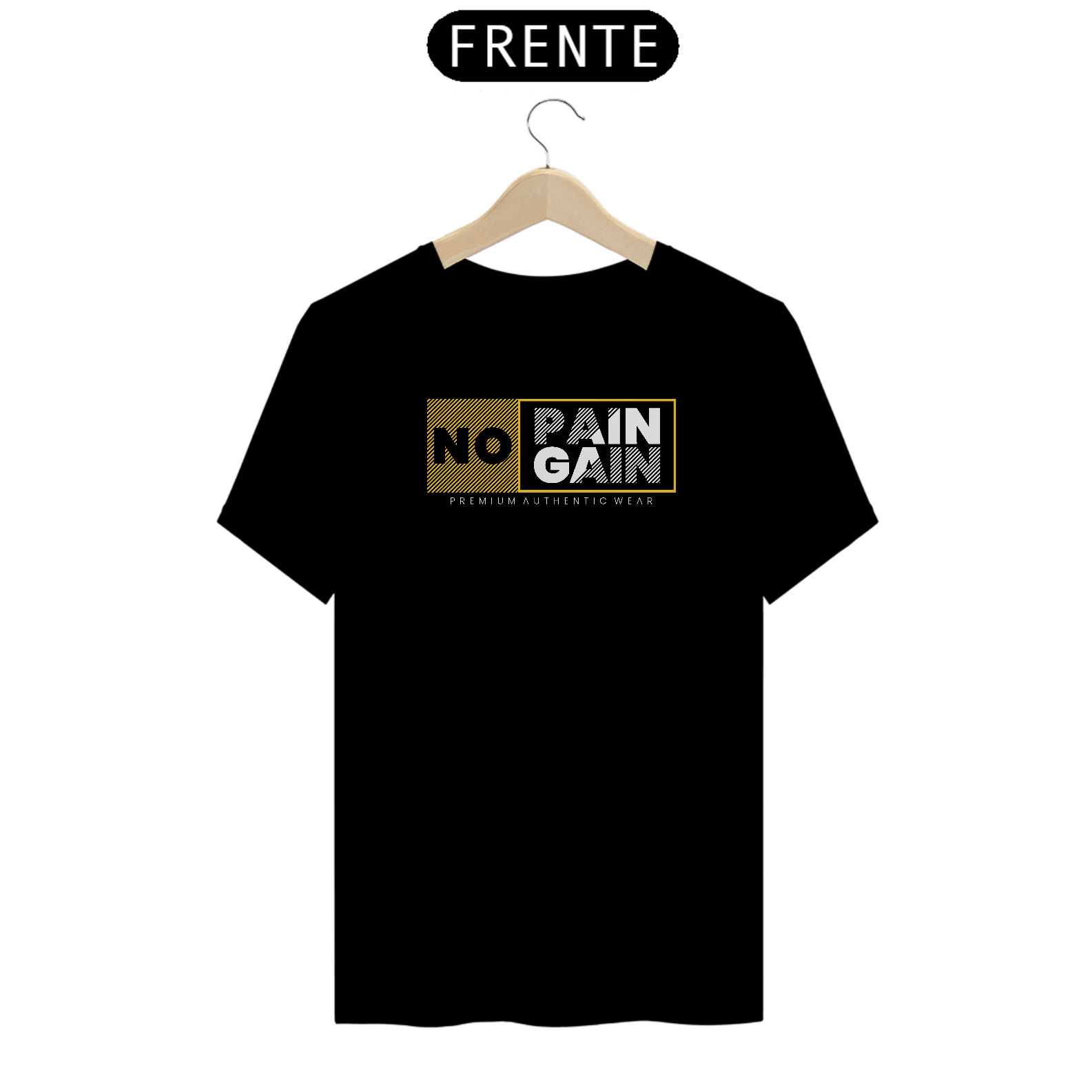 Nome do produto: Camiseta No Pain No Gain