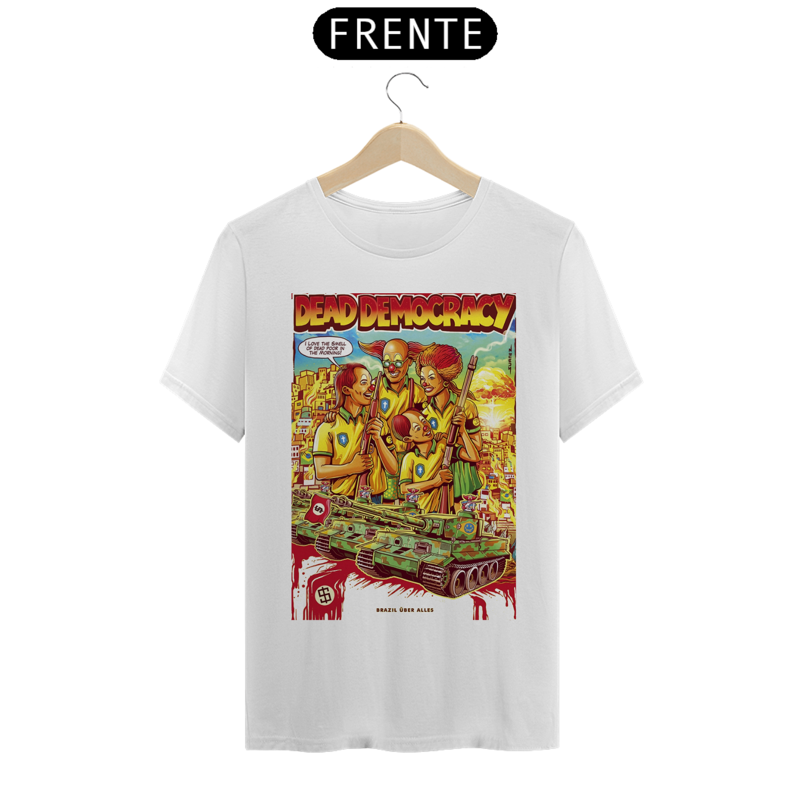 Nome do produto: T-SHIRT DEAD DEMOCRACY PATRIOTÁRIOS