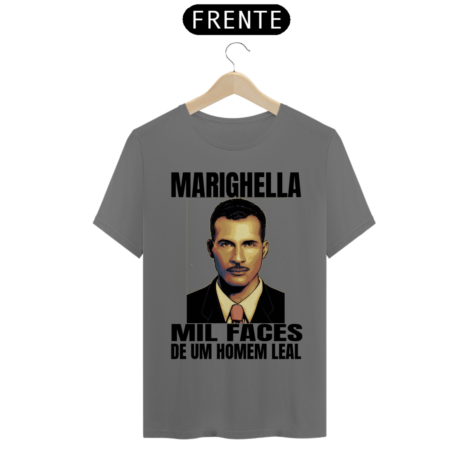 Nome do produto: T-SHIRT HOMEM LEAL MARIGHELLA STONE