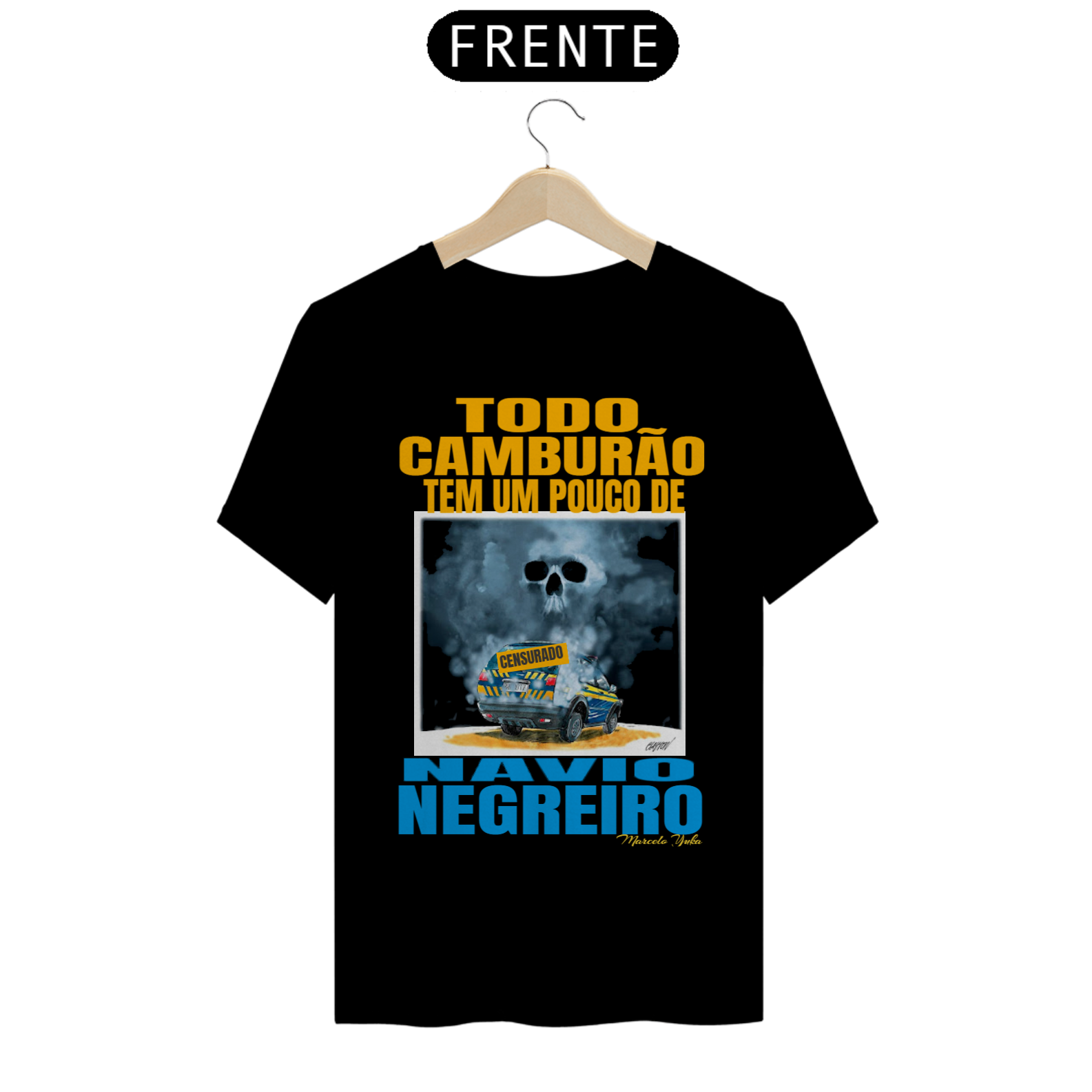 Nome do produto: T-SHIRT NAVIO NEGREIRO YUKA