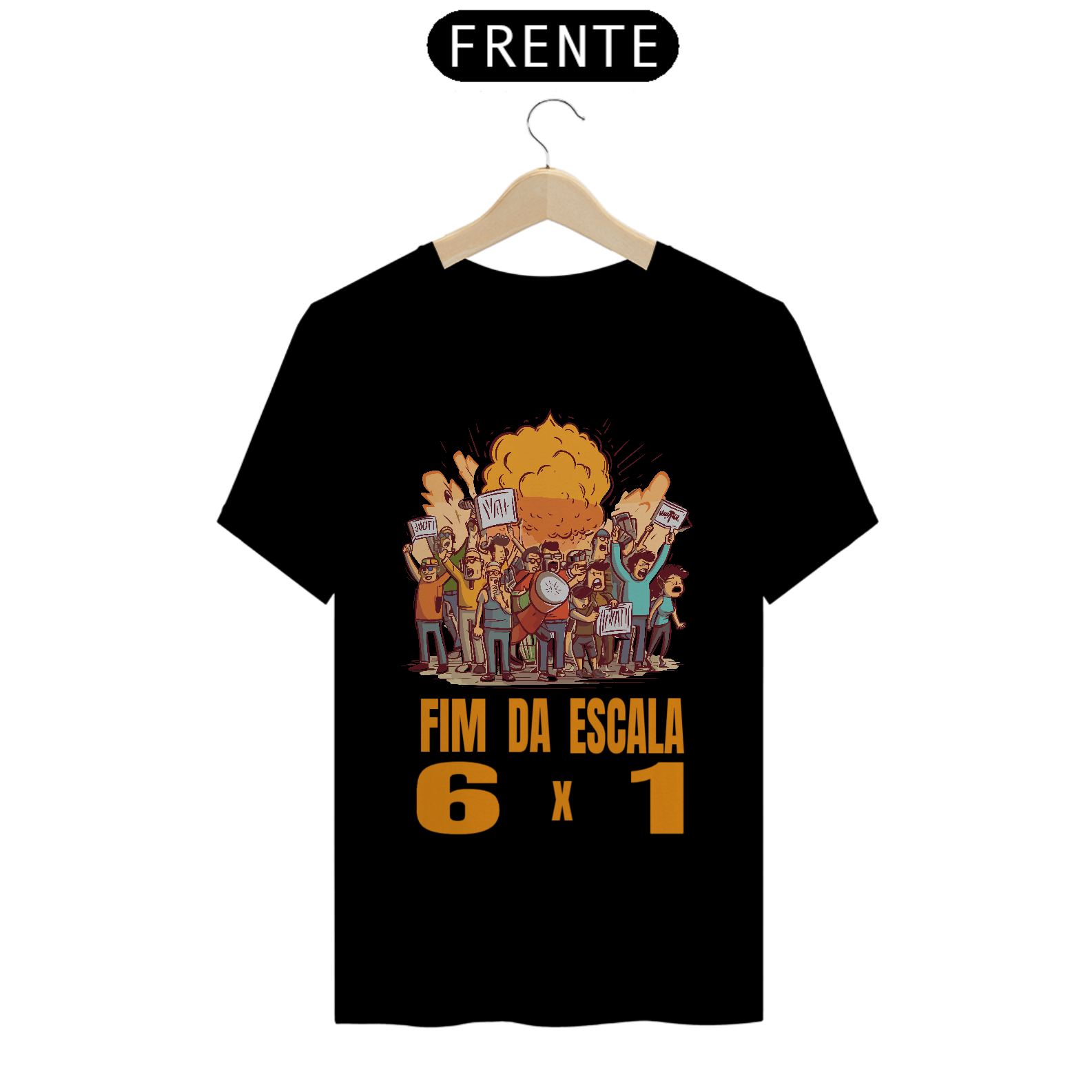 Nome do produto: T-SHIRT FIMA DA ESCALA 6X1 CARTOON