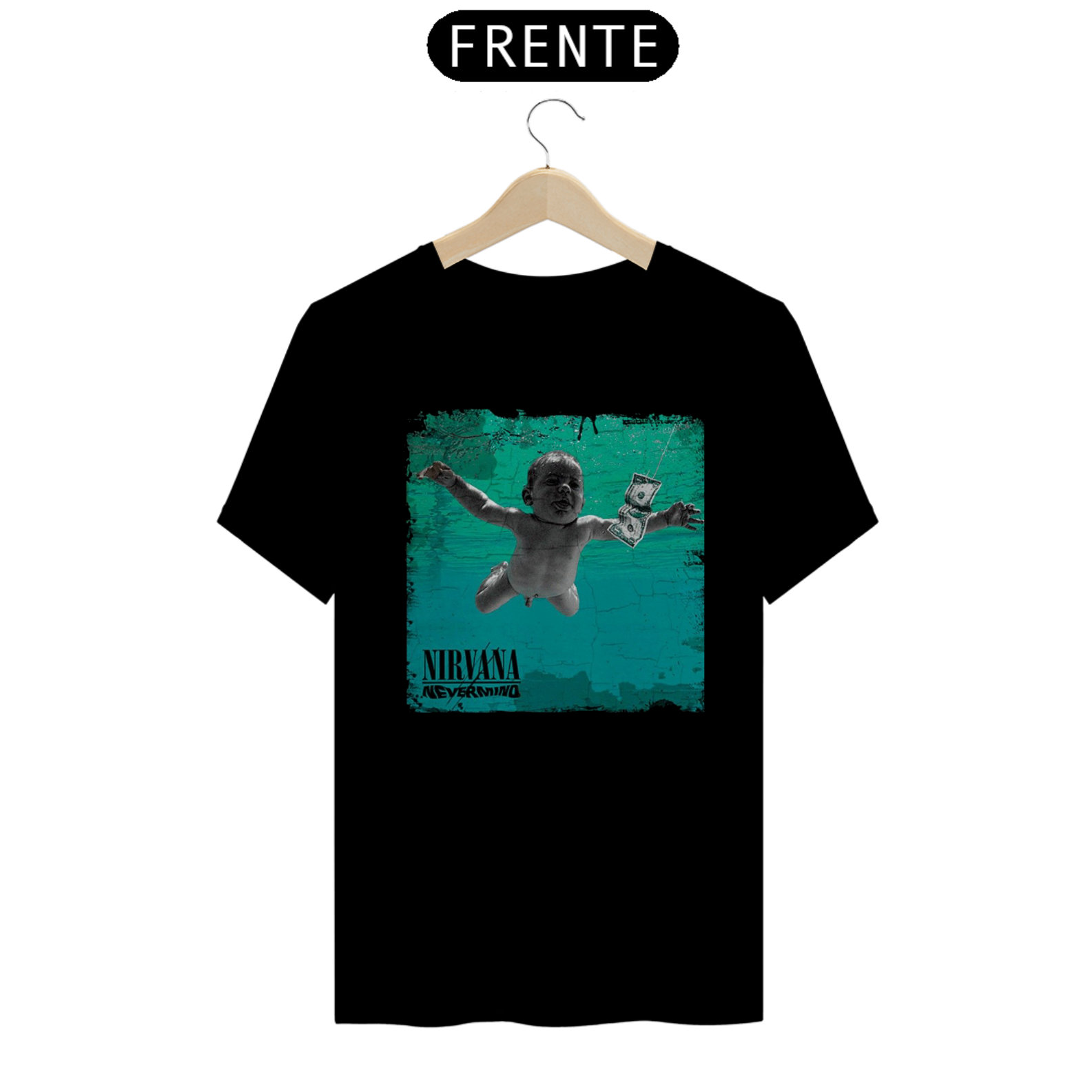 Nome do produto: T-SHIRT NIRVANA NEVERMIND