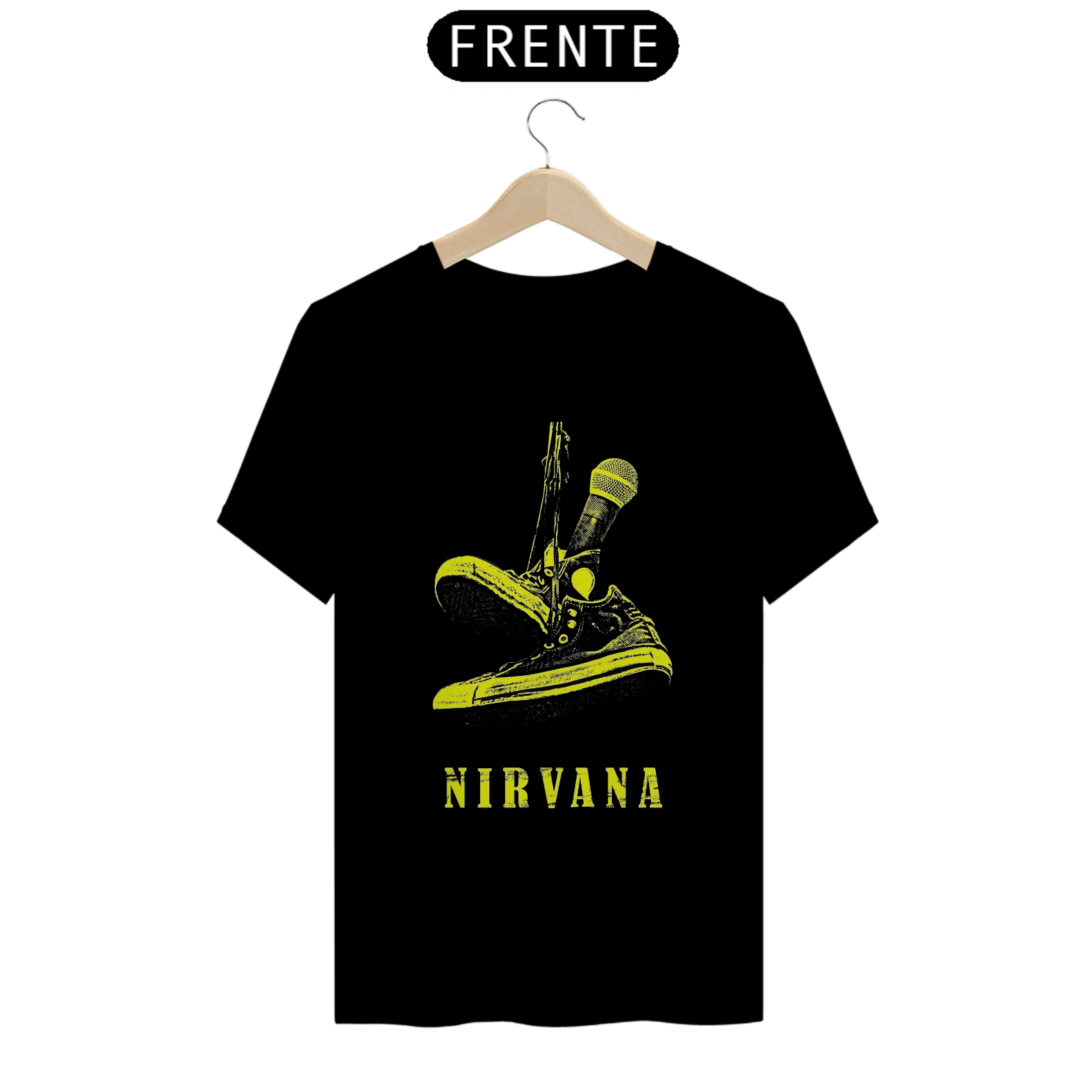 Nome do produto: T-SHIRT NIRVANA ALL STAR