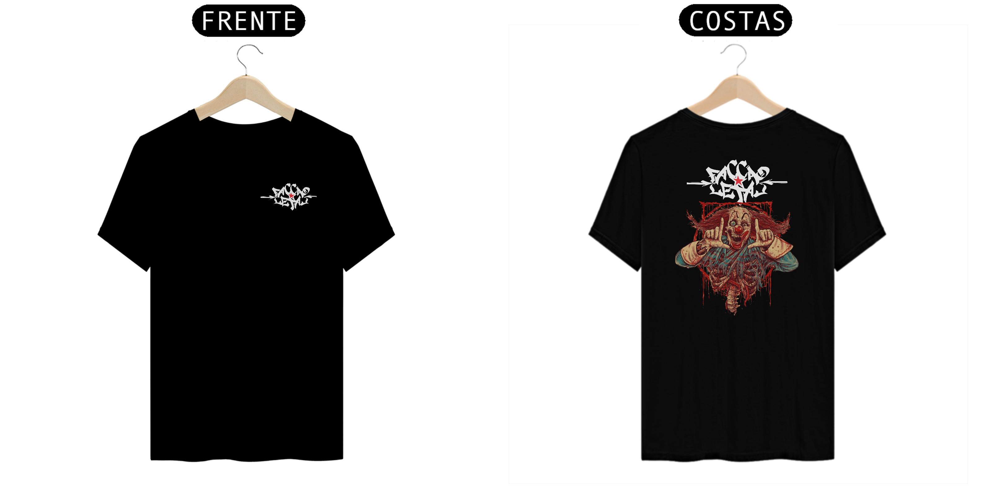 Nome do produto: T-SHIRT FAÇÃO LETAL BOZO