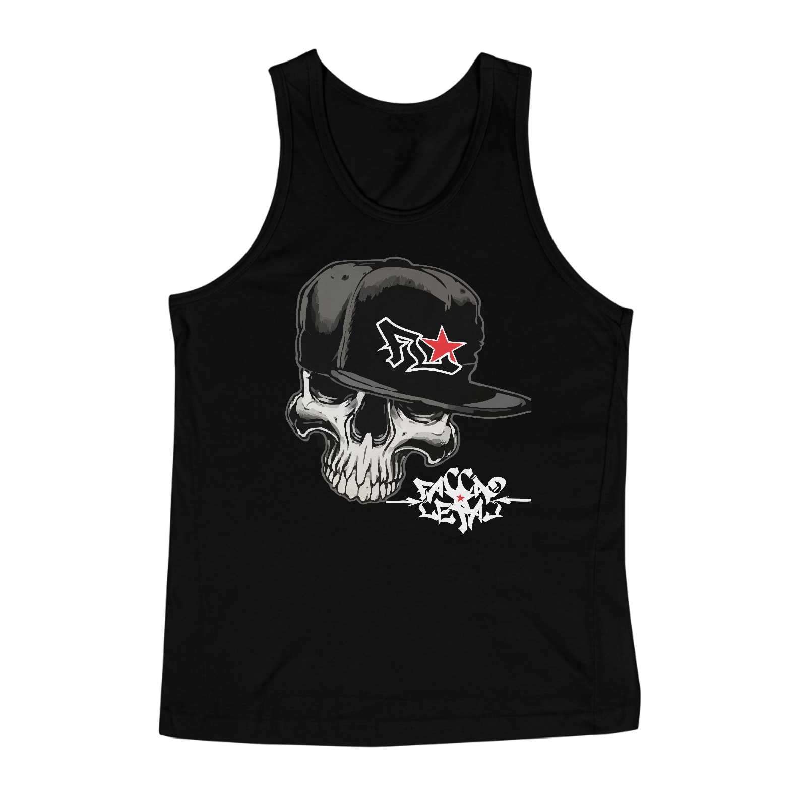 Nome do produto: REGATA FACÇÃO LETAL SKULL