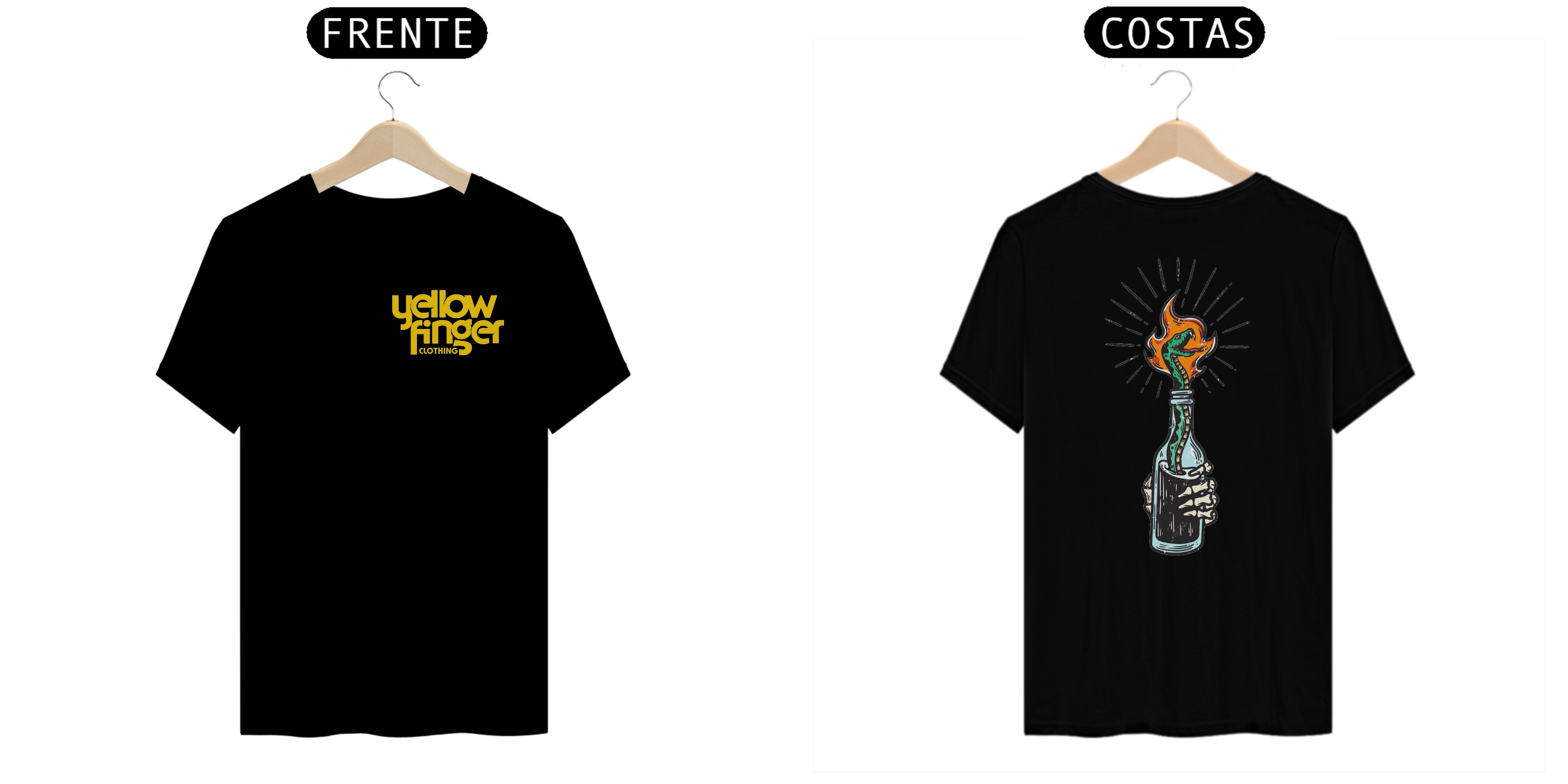 Nome do produto: T-SHIRT YELLOWFINGER MOLOTOV