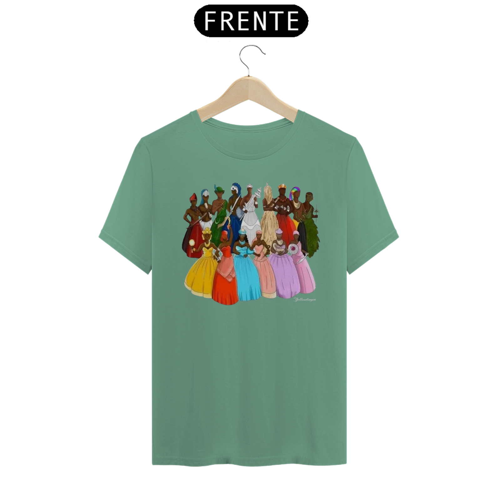 Nome do produto: T-SHIRT ORIXÁS STONE