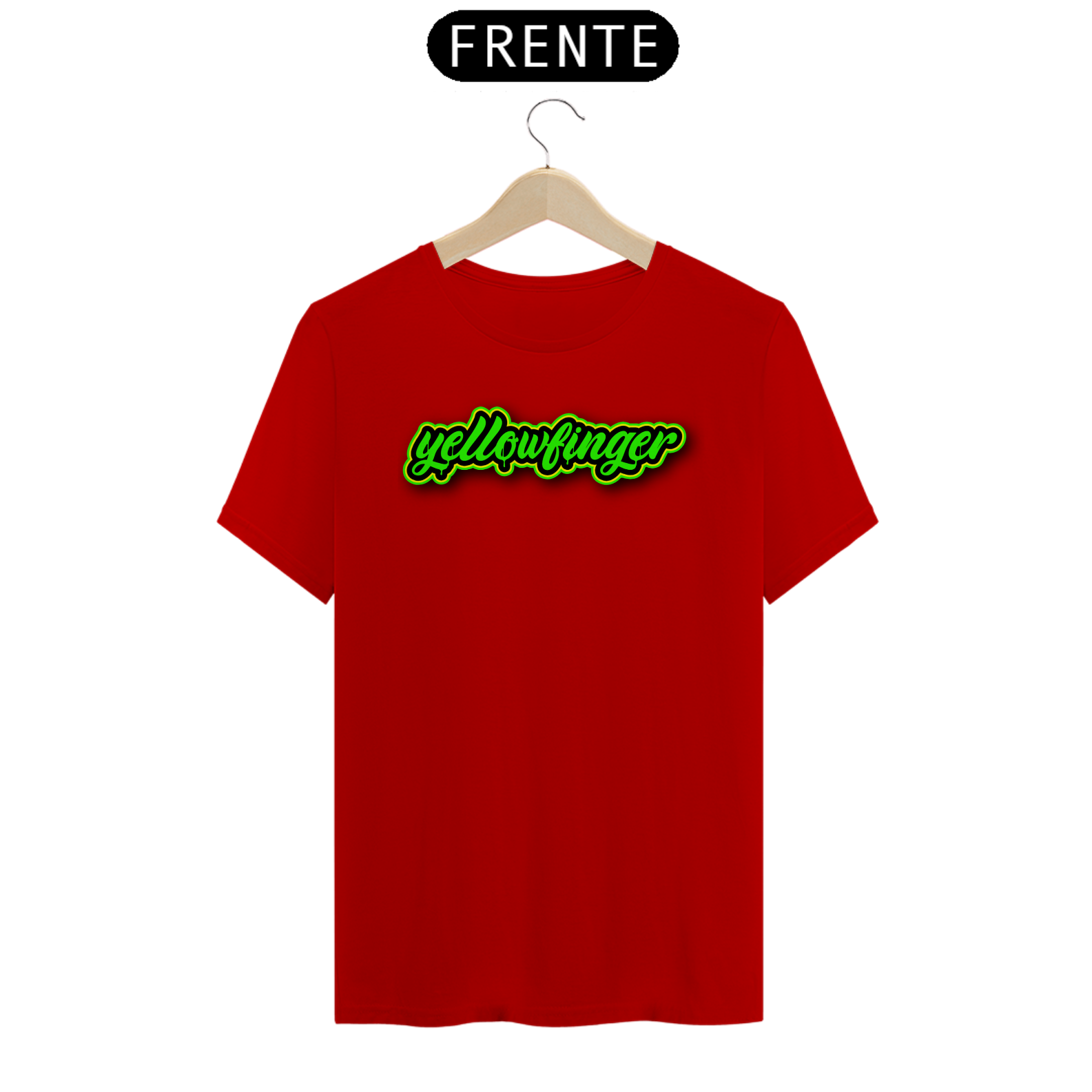 Nome do produto: T-SHIRT YELLOWFINGER GREEN LOGO