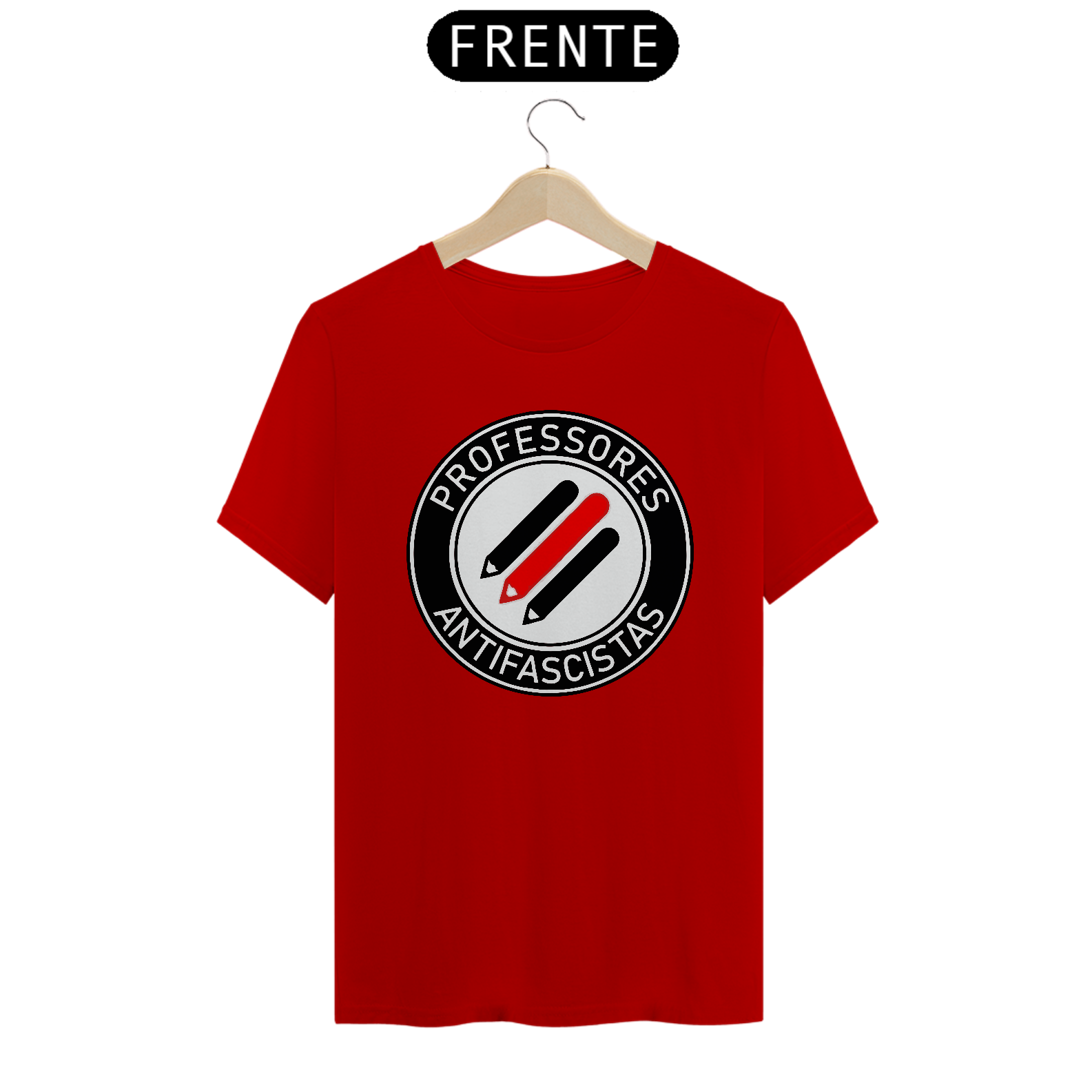 Nome do produto: T-SHIRT PROFESSORES ANTIFASCISTAS