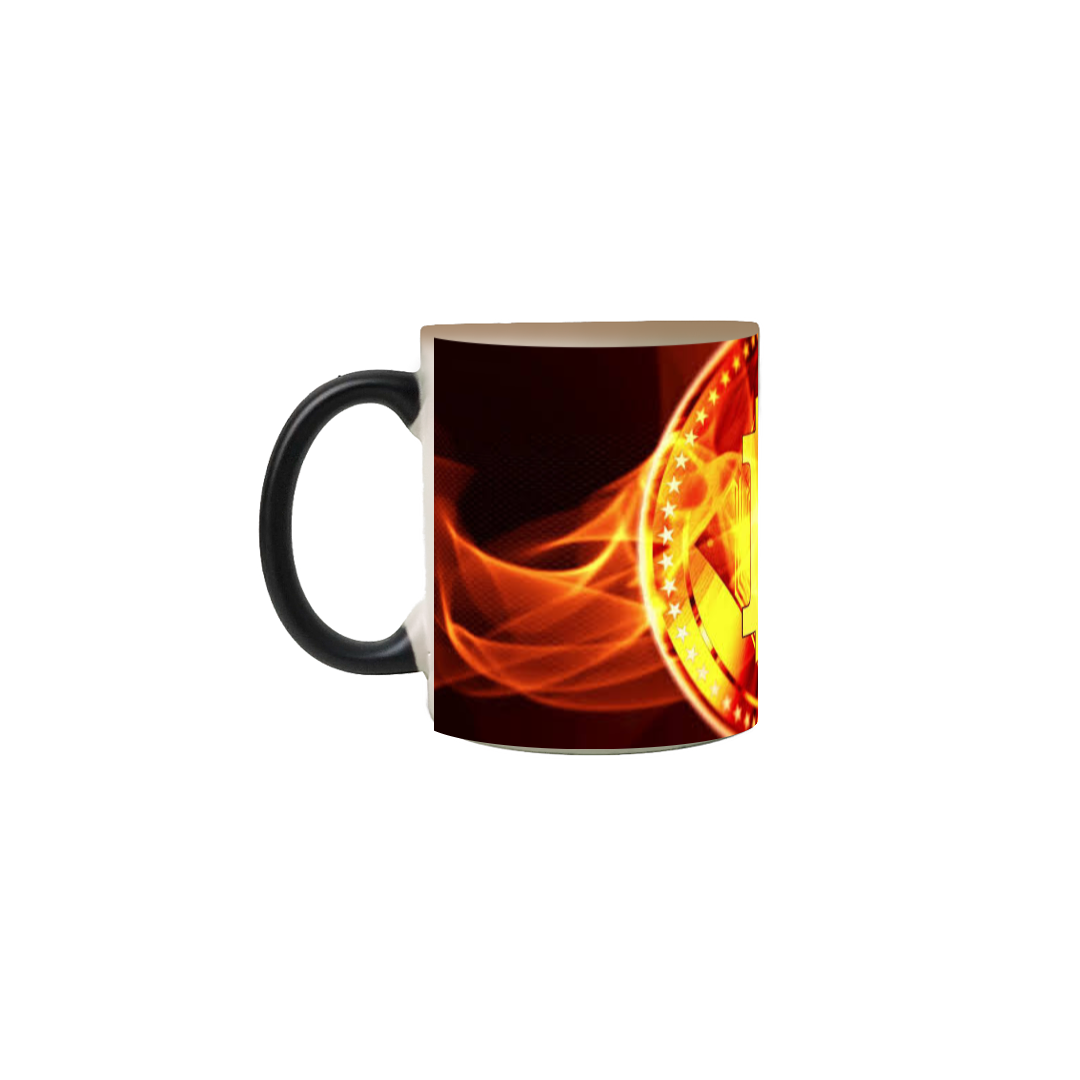 Nome do produto: Caneca Mágica Bitcoin
