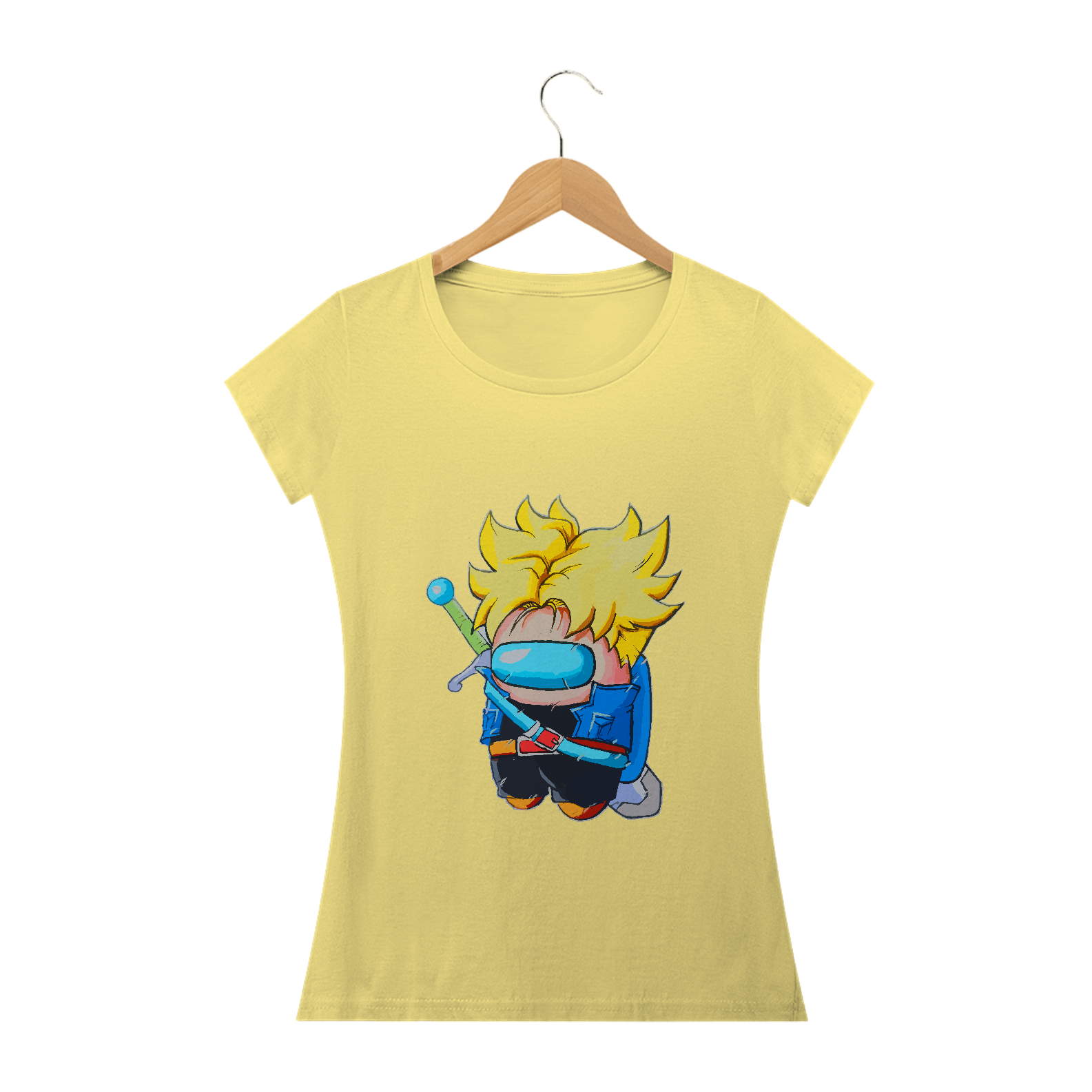 Nome do produto: camiseta estonada feminina trunks chibi