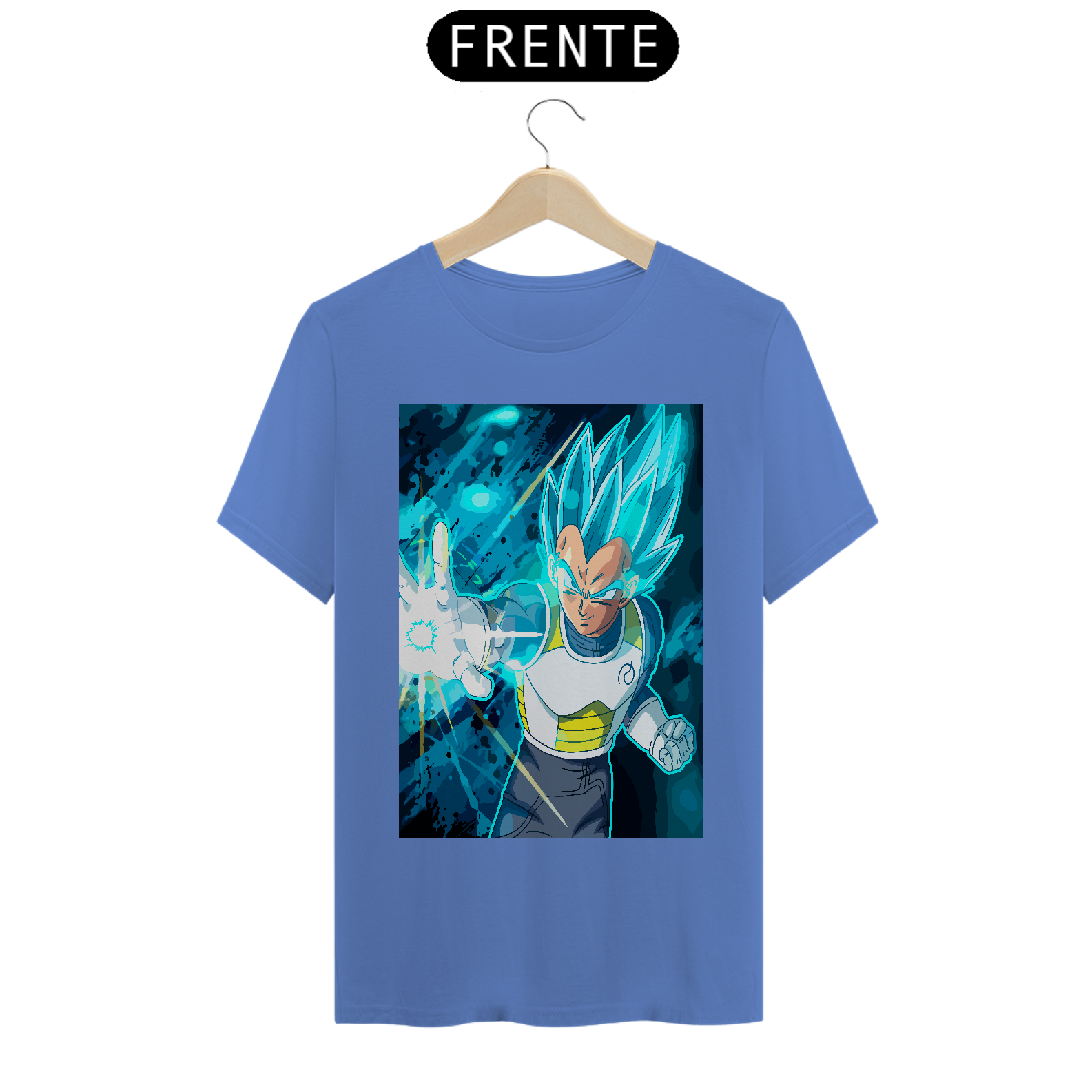 Nome do produto: camiseta estonada vegeta blue