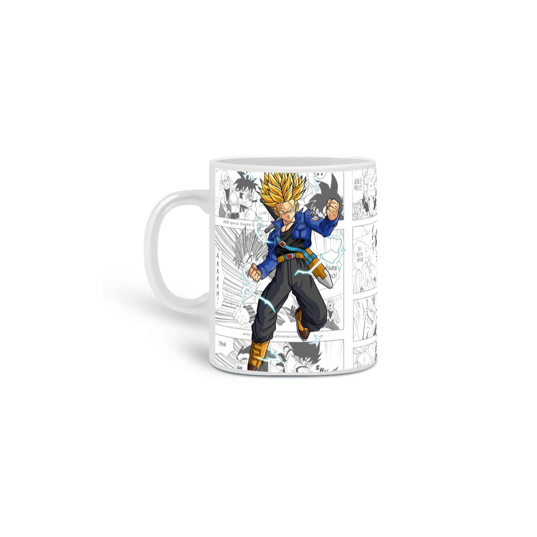 Nome do produto: caneca trunks do futuro quadrinho
