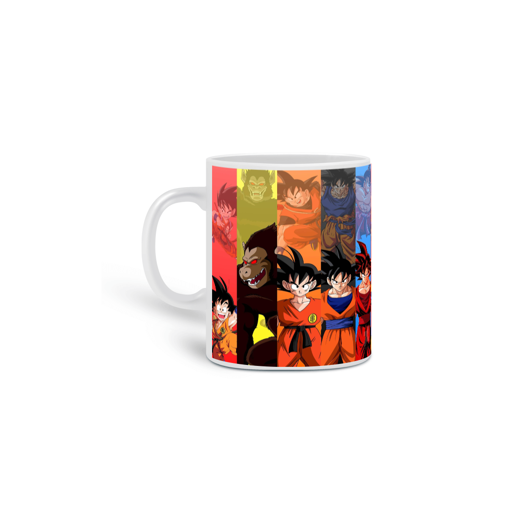 Nome do produto: caneca goku fases