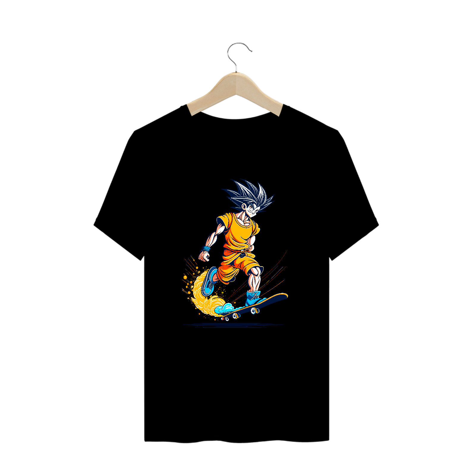 Nome do produto: camiseta plus size goku skaetboard