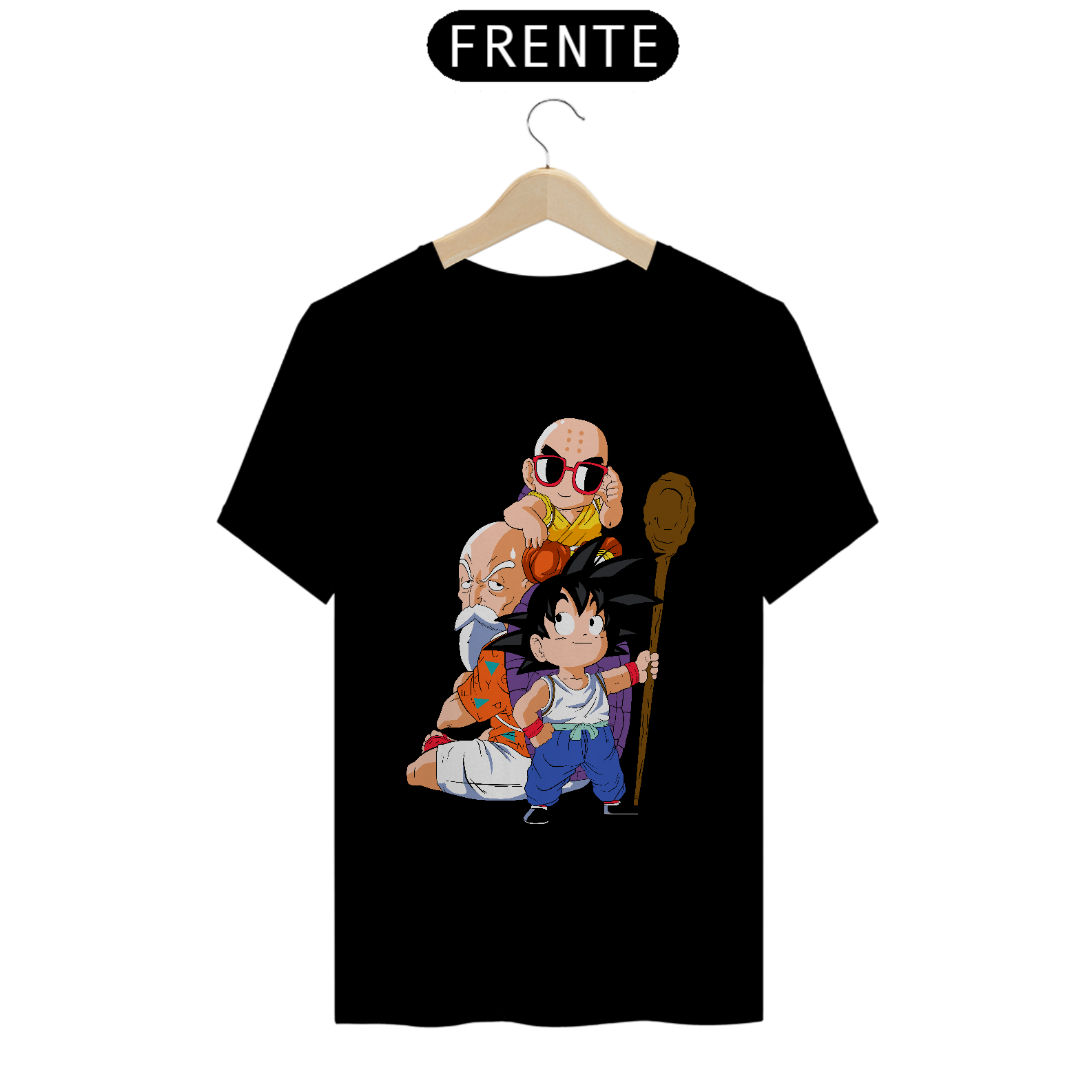 Nome do produto: camiseta t-shirt quality kame goku e kuririn