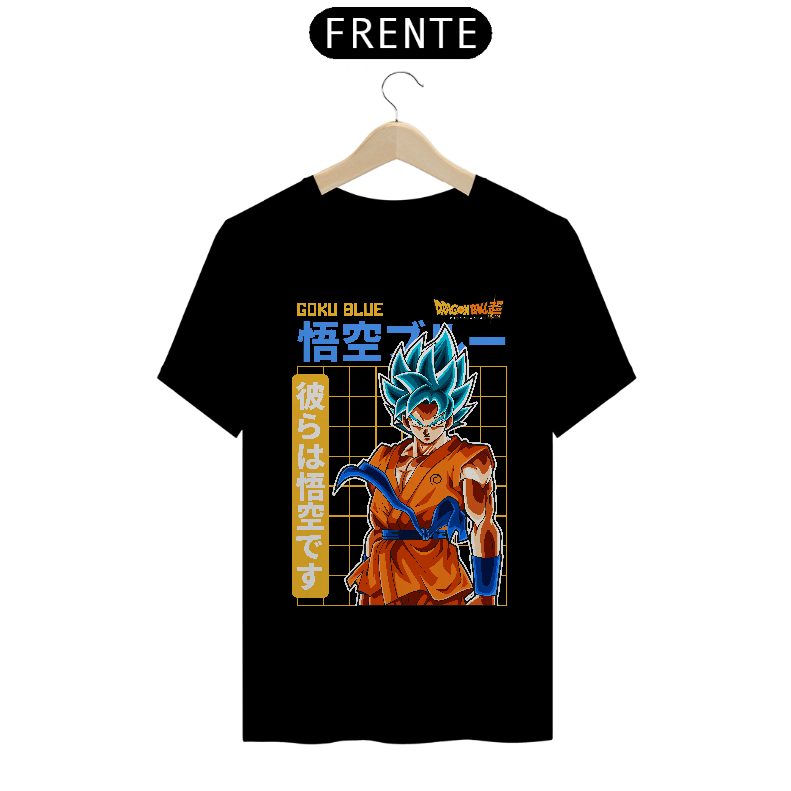 Nome do produto: camiseta t-shirt quality goku blue