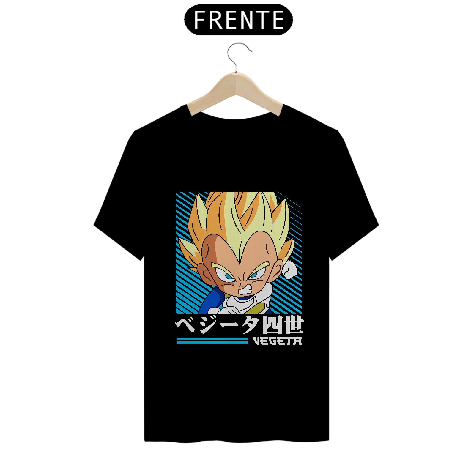 Nome do produto: camiseta t-shirt quality vegeta chibi 2
