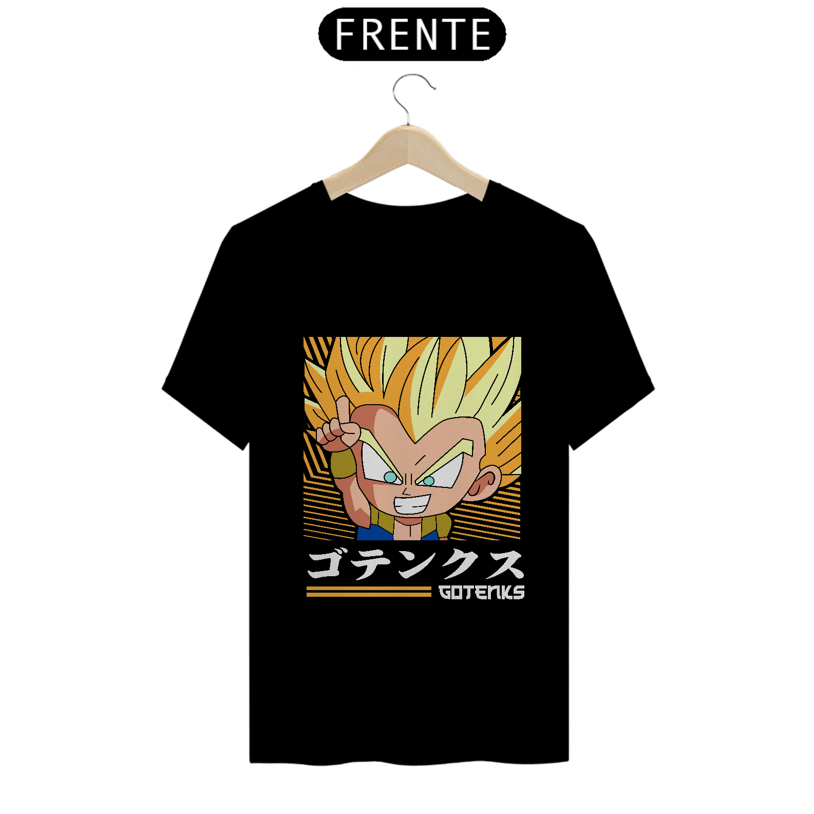 Nome do produto: camiseta t-shirt quality gotenks chibi