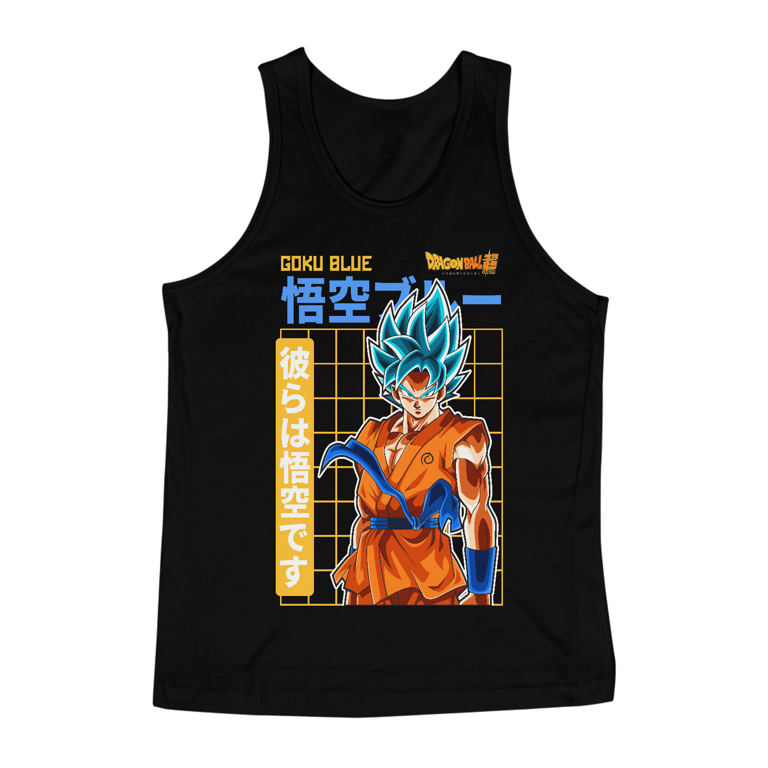 Nome do produto: regata masc goku blue