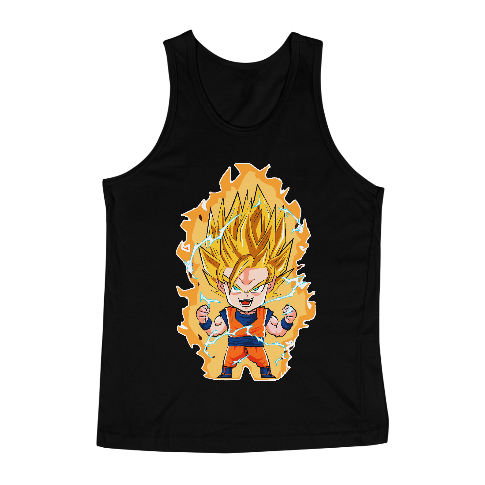 Nome do produto: regata masc goku ss2 chibi