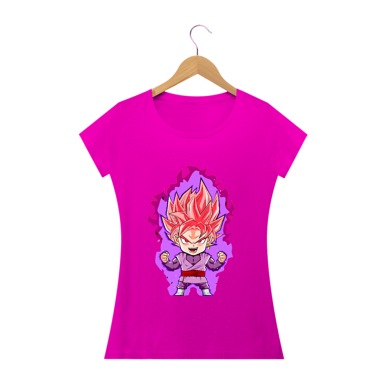 Nome do produto: camiseta feminina goku blue