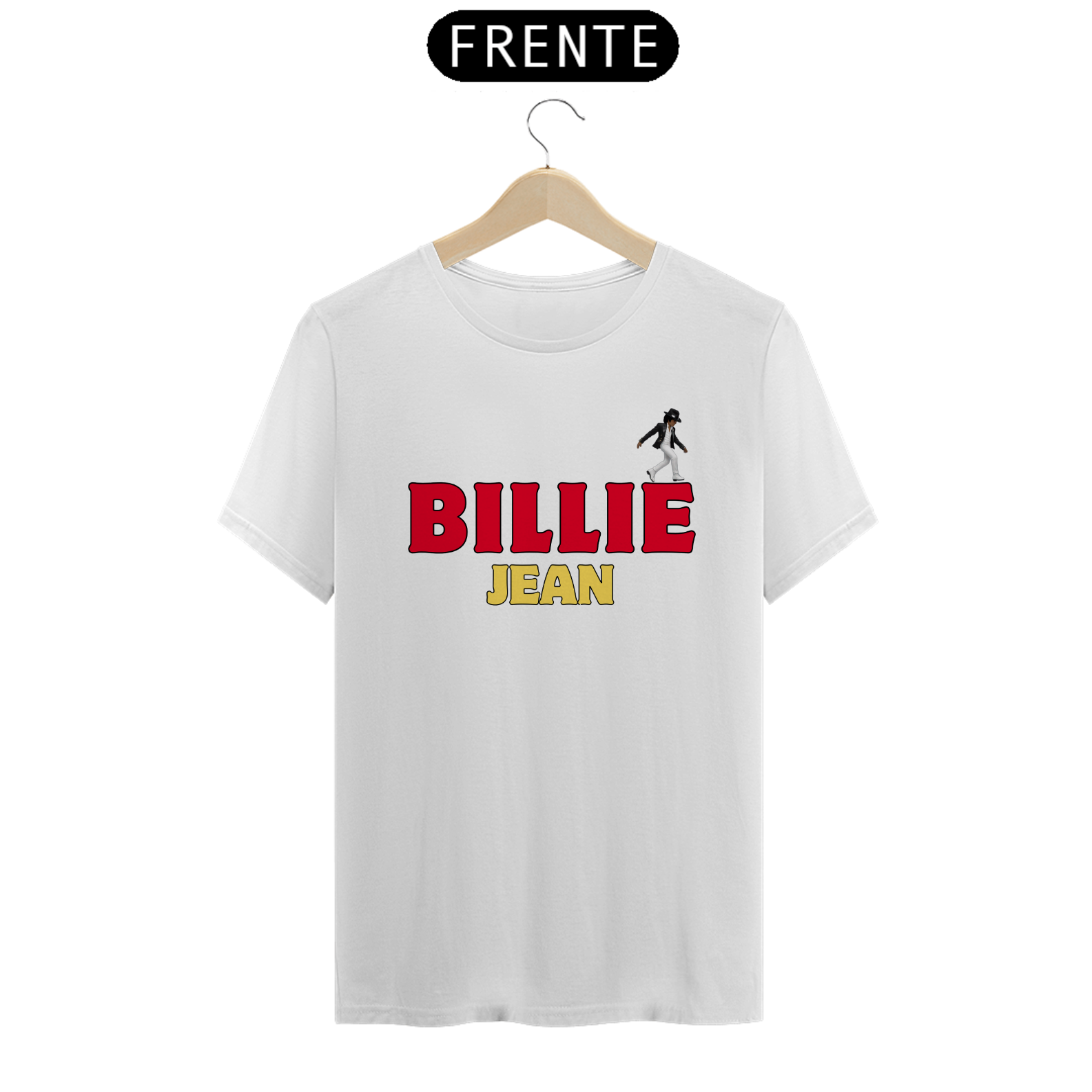 Nome do produto: Camiseta Billie Jean (Emoji Michael Jackson Moonwalk)