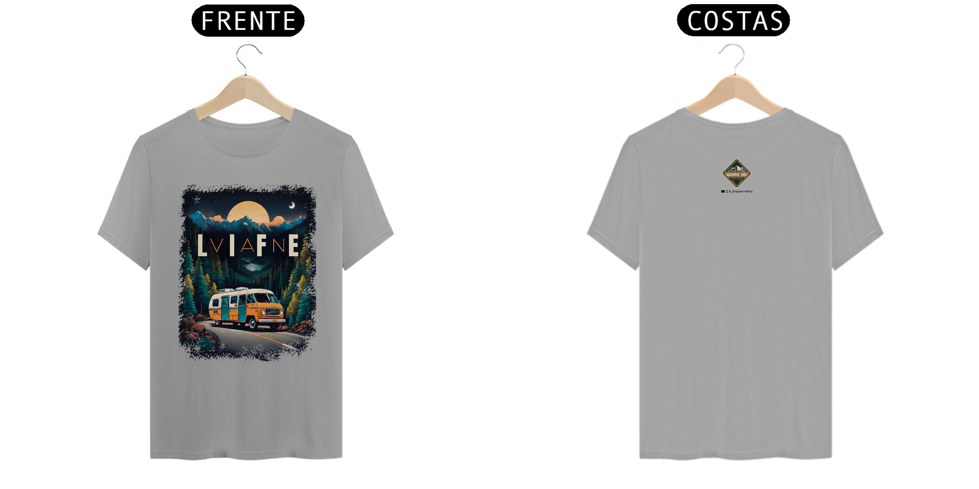 Nome do produto: Camiseta Van Life (cores claras)