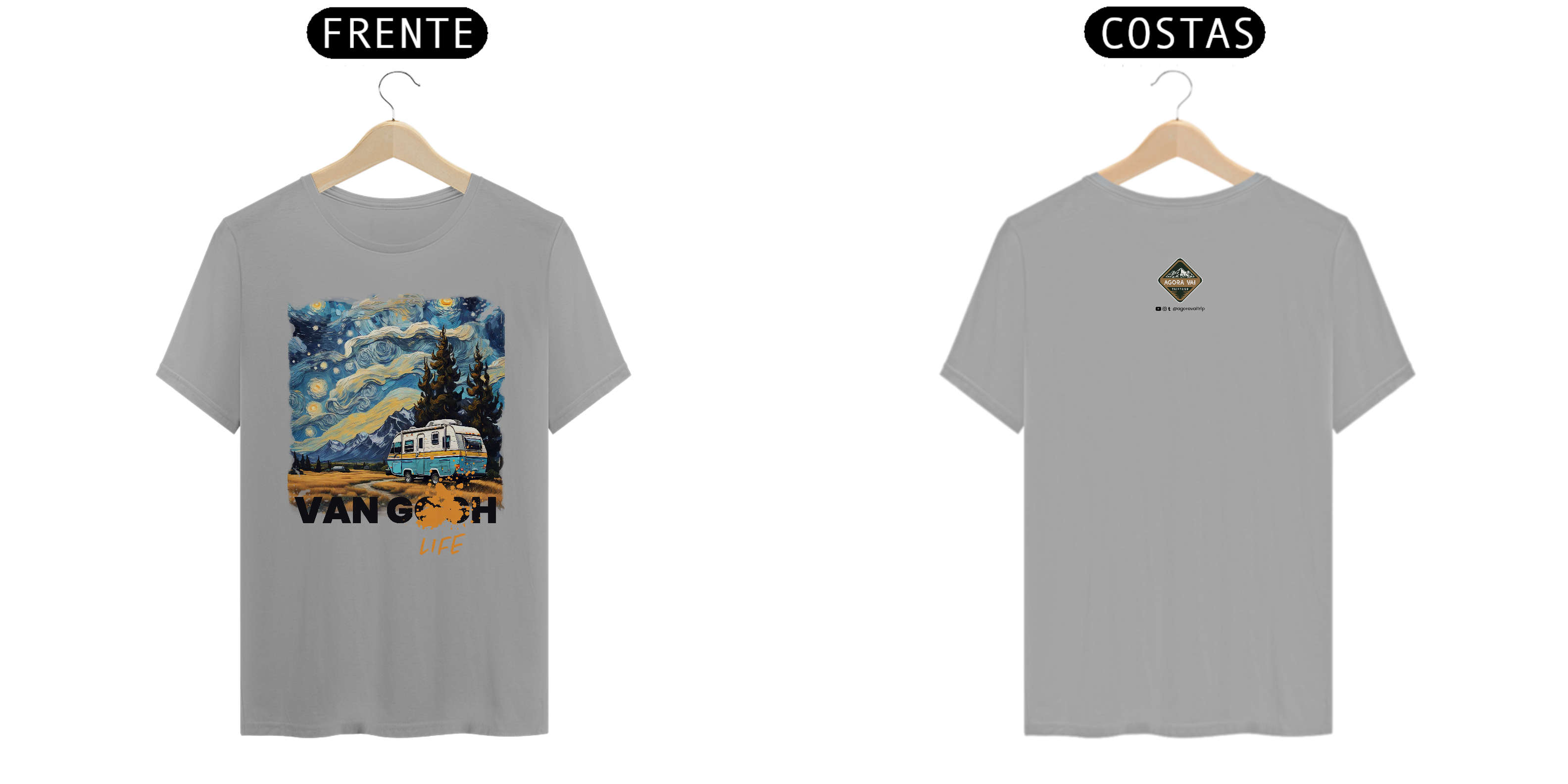 Nome do produto: Camiseta Van Gogh (cores claras)