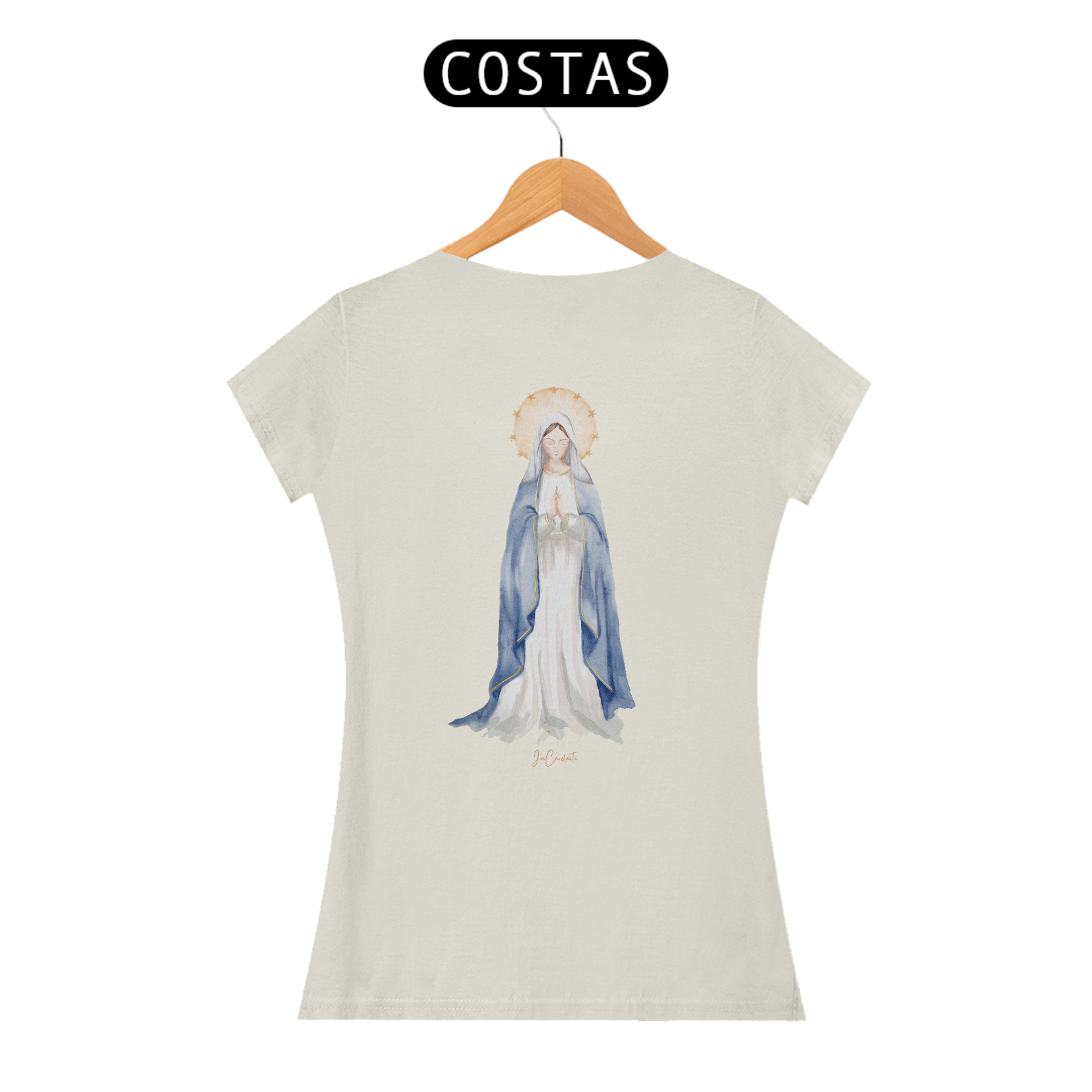 Camiseta Feminina Pima - Mãezinha das Graças #03