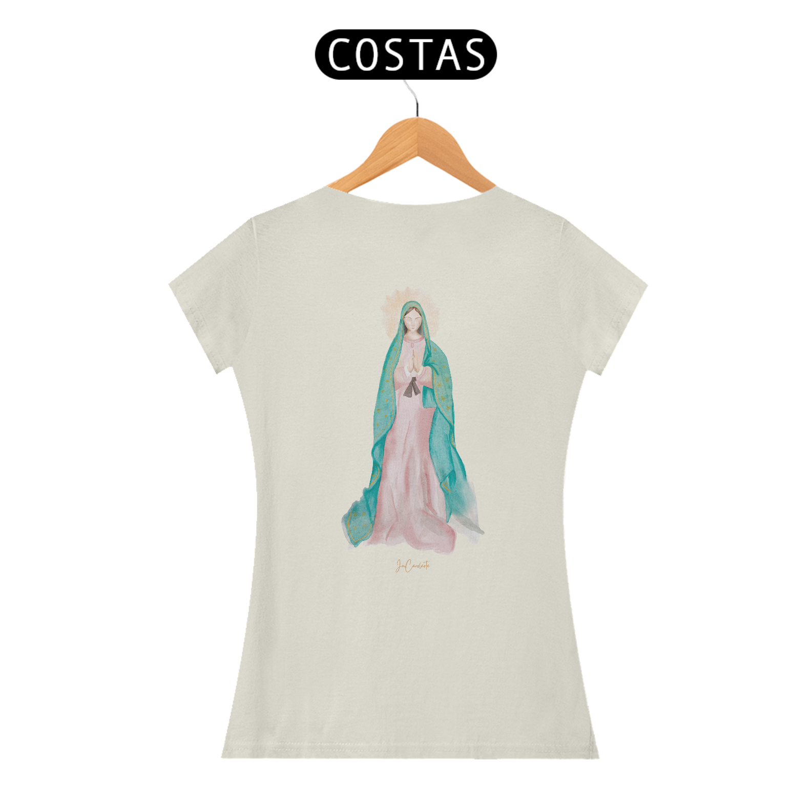 Camiseta Feminina Pima - Mãezinha de Guadalupe #03