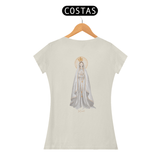 Camiseta Feminina Pima - Mãezinha de Fátima #03